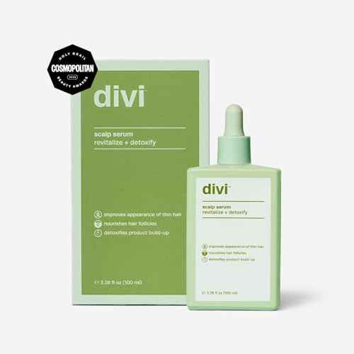 Divi Scalp Serum for Thinning Hair Clinically Tested, Non-Greasy Formula with Amino Acids, Caffeine & Rosemary Oil Promotes Healthy Scalp & Fuller-Looking Hair, Reduces Oil & Product Buildup