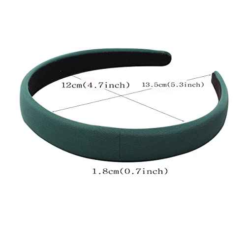 Cuizhiyu Solid Simple Headbands for Women 0.7inch Plain Soft Cloth Head Band No Slip Fashion Girls Pink Hair Bands Cute Hair Hoops hair Accessories Pack of 6¡¦