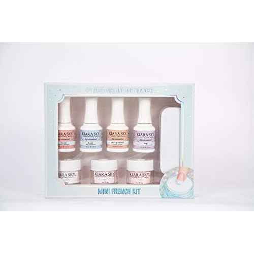 Kiara Sky French Manicure Dip Powder Starter Kit | Mini Size