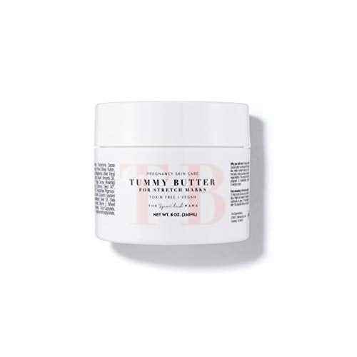 The Spoiled Mama Tummy Butter Stretch Mark Prevention Cream | Safe for Pregnancy | Non-Toxic | Vegan | Made in USA | OBGYN Formulated | Hydrating Body Cream Butter Lotion