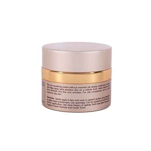 Honey Girl Organics Night Creme Extra Sensitive, Honey based Skin Care for Sensitive Skin, USDA Certified Organic Face Moisturizer, All In One: Face, Eye, Neck Cream, Made in Hawaii (1.75oz)