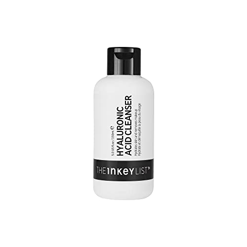 The INKEY List Hyaluronic Acid Cleanser, Daily Hydrating Face Cleanser, Helps Hydrate Skin and Lock In Moisture, Removes Makeup, For All Skin Types, 5 fl oz