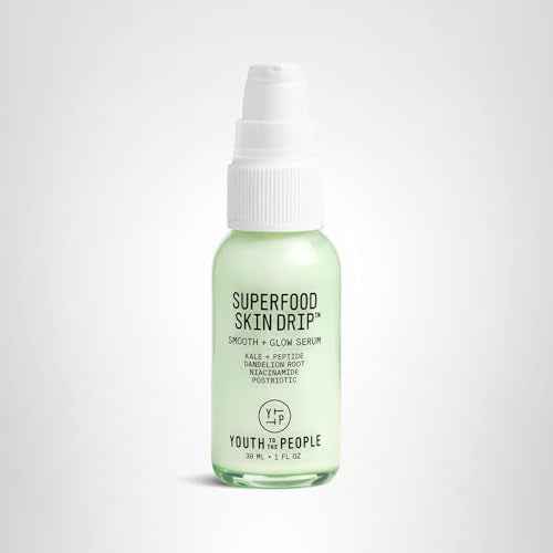 Youth To The People Superfood Skin Drip Face Serum (1 fl oz), Strengthens Skin Barrier + Evens Skin Tone, 5% Niacinamide, Kale, Peptides, Ceramides, Boosts Glow, Vegan