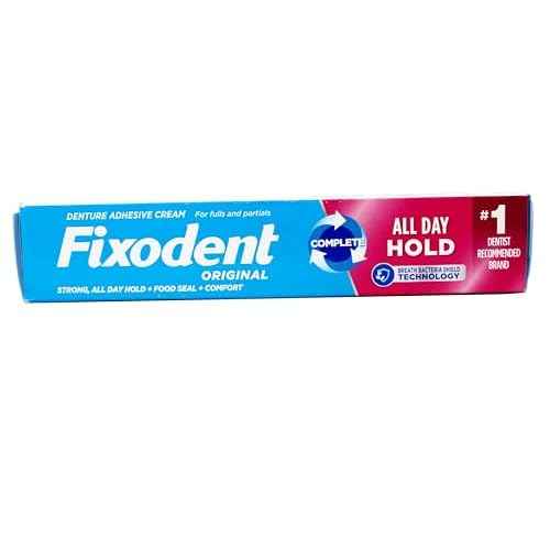 Fixodent Cream Size 2.4z Fixodent Denture Adhesive Cream Original 2.4 Ounce (Pack of 6)