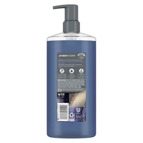 DOVE MEN + CARE Blackcurrant + Cedarwood Plant-Based Moisturizing Body Wash for Men, 26oz