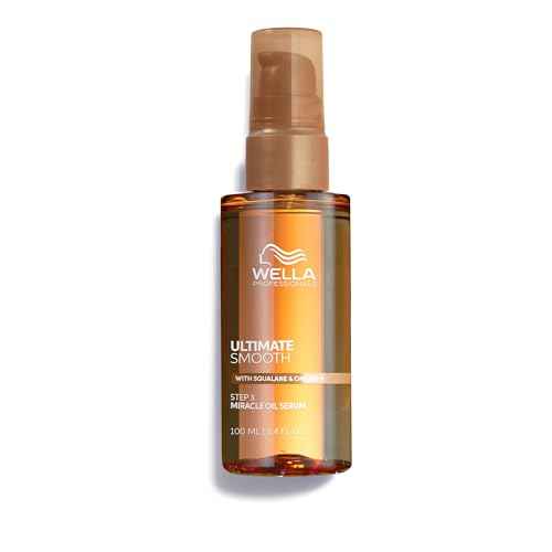Wella Professionals ULTIMATE SMOOTH Miracle Oil Serum for Dry, Dull & Frizzy Hair | Nourishes, Smooths & Adds a Silky Shine | With Squalane & Omega 9 | Heat Protectant | Color Safe