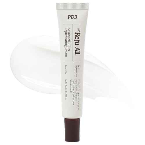 Dr. Reju-All Advanced PDRN Rejuvenating Cream ? 99% Pure Salmon DNA PDRN Face Moisturizer ? Optimal 1200ppm Concentration for Visible Results ? Korean Anti-Aging Skin Care Face Cream - 0.7 Fl Oz