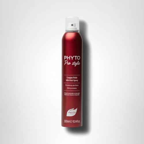 PHYTO PRO STYLE Laque Soie, Hairspray Naturally Controls and Tames Hair, Medium Hold and Volume, 10.14 fl.oz.