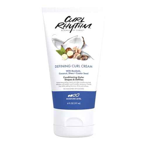 Defining Curl Cream - Hair Moisturizer for Curly Hair - Curl Styling Cream for Frizz Control, Bounce, and Shine - Sulfate Free - 6 oz