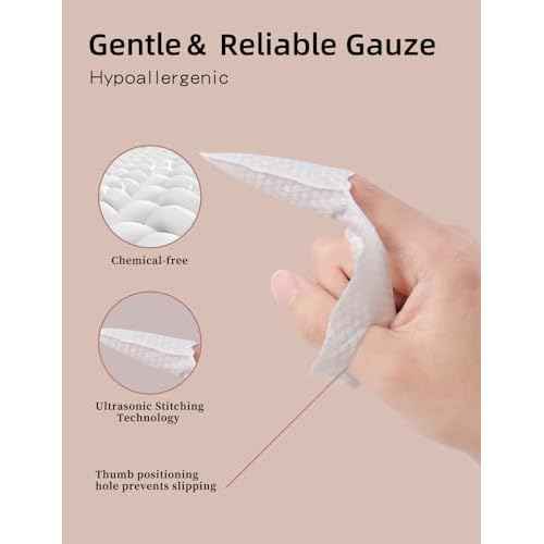 Baby Finger Toothbrush£¬Baby Tongue Cleaner Wipes for Infant Tooth and Gum Cleaning, 59Pcs Disposable Wipes Toothbrush for Newborn Oral Care