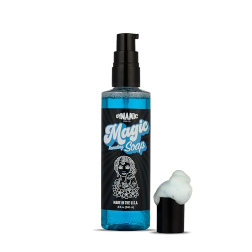 Dynamic Color Co- Magic Revealing Tattoo Soap - Foaming Formula for Stunning Reveals, Cruelty-Free and Gentle on Skin, USA Made (8 oz)