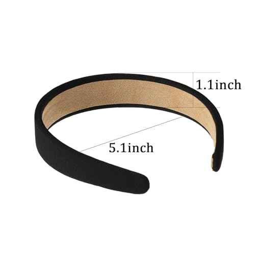 5 Pack Headbands for Women Non-Slip, Fashion Head Bands for Women's Hair, Trendy Womens Headbands, Cute Hairbands for Girls, Women's Hair Accessories - A