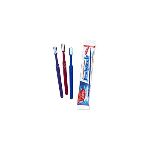 Readybrush Prepasted Reusable Travel Toothbrush - Ultra Soft Mint Bonded Nylon Tooth Brush for Kids & Adults Sensitive Teeth - Box of 144