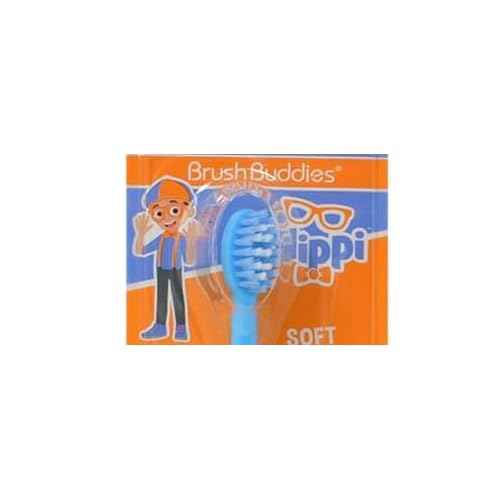 Brush Buddies Blippi Electric Toothbrush for Kids, Battery Powered Sonic Toothbrush, Soft Bristles, Children¡¯s Toothbrush for Boys & Girls, Toddler Oral Care, Blippi Character Design