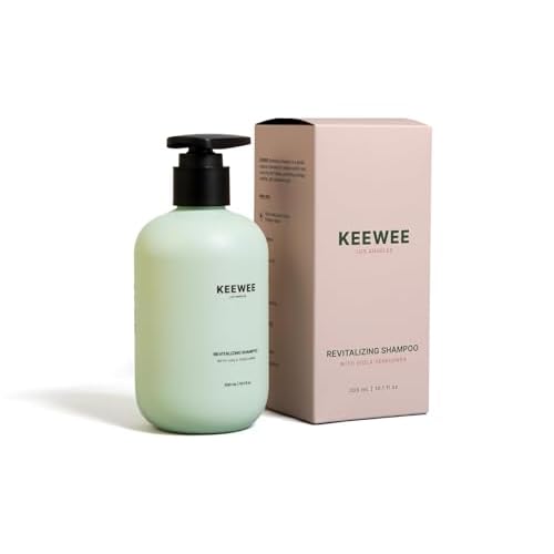SRILabs KEEWEE Hair Growth Shampoo with Biotin, Niacinamide, Green Tea & Ginkgo ? Thickening for Thinning Hair & Hair Loss | Sulfate-Free, Color-Safe, Scalp-Calming