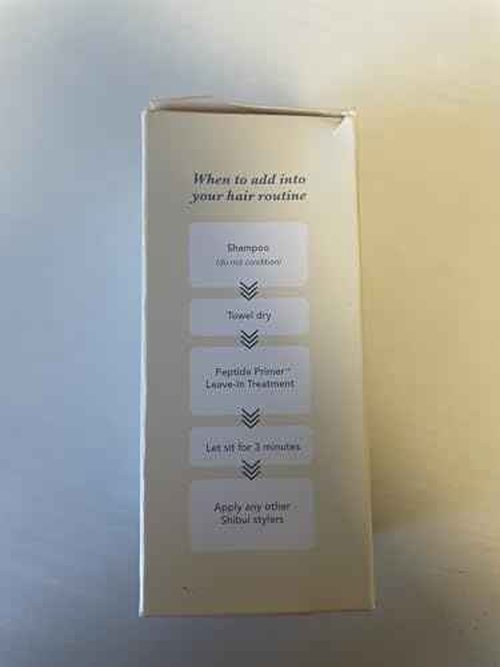 Shibui Peptide Primer Leave-In, Fortifies & Enhances Shine, for Chemically- and Color-Treated Hair, 1.7 Fl Oz