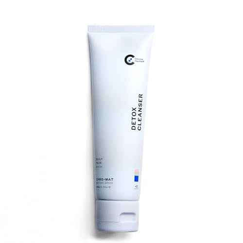 CHROMAT Detox Face Wash - 90mL - Best Anti Aging Facial Cleanser for Mature Skin - Gentle Exfoliating Peptide Cleanser with Hydrating Oils - For Dry, Sensitive & Combination Skin