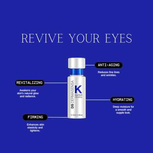 K Super Eye Serum, 0.5 fl oz (15ml) ? Vitamin K & Arnica Formula for Dark Circles & Puffiness