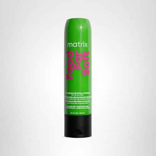MATRIX Food For Soft Hydrating Conditioner For Dry and Brittle Damaged Hair - Moisturizes, Softens & Smooths, With Avocado Oil & Hyaluronic Acid, Vegan, 10.1 Fl Oz