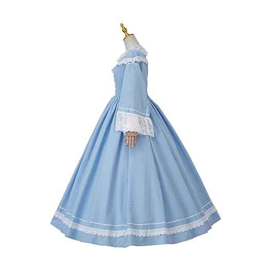Women's Victorian Civil War Dress Costume Vintage Reenactment Historical Dresses Southern Belle Costumes Ball Gown