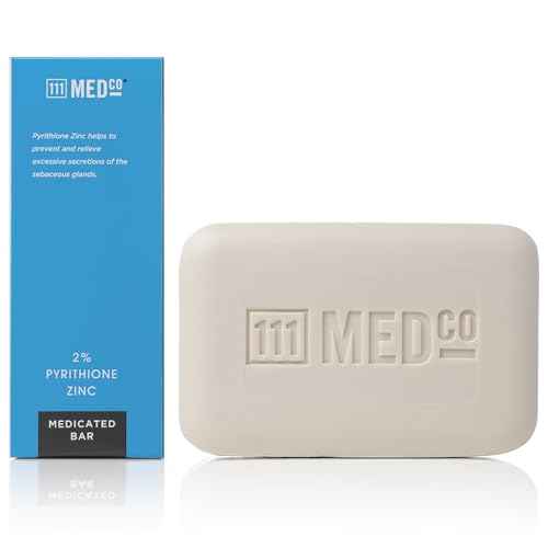 111MedCo 2% PYRITHIONE ZINC Medicated 4oz. Skin Cleansing Soap Bar