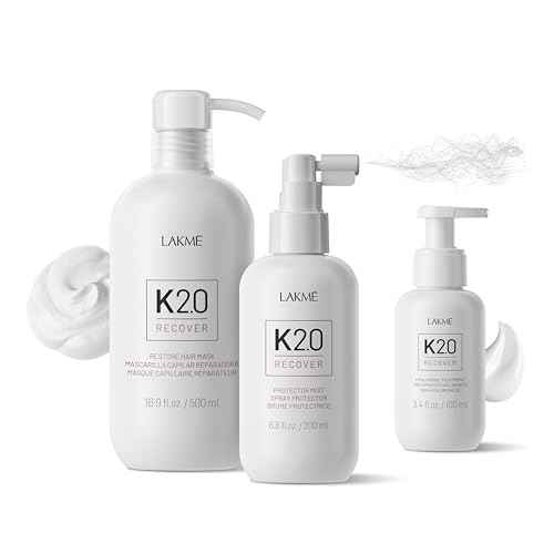 Lakm? K2.0 Hyaluronic Hair Treatment, Deep Hydration Treatment for Hair, Strengthens & Repairs, 3.5 Fl Oz
