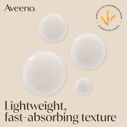 Aveeno Skin-Care Bundle for Sensitive Skin, Calm + Restore Triple Oat Hydrating Facial Serum, 1 fl. oz, & Travel Size Daily Moisturizing Cream + Prebiotic Oat, 0.5 oz, Fragrance Free, Two Items