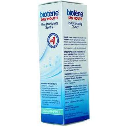 Biotene Moisturizing Mouth Spray Gentle Mint, 1.5 FL OZ (Pack of 2)