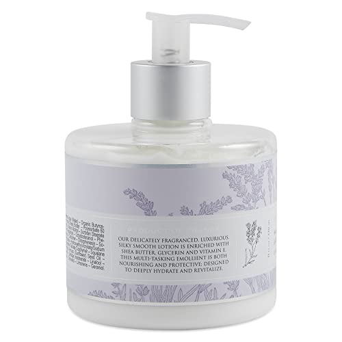 Pre de Provence Collection Shea Butter Enriched Silky Smooth Emollient Hand Lotion, Lavender, 11 Fl Oz