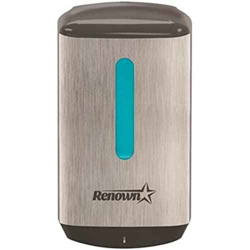 Renown RB8 1200 ml. Metallic/Black Automatic Hand Soap Dispenser REN05182