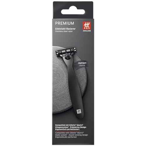 ZWILLING Beauty TWINOX Men¡¯s Facial Razor, Matte Black