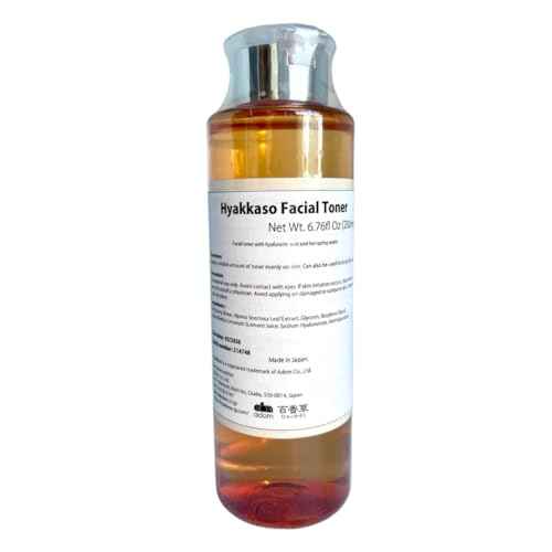 Acne Care Gentle Toner for Sensitive Skin, Dry Skin, Alcohol Free, Hyaluronic Acid Moisturizer, Japanese Skincare, Spring Water Facial for Men, Women, Teens, Hyakkaso | 6.76 fl.oz 200ml