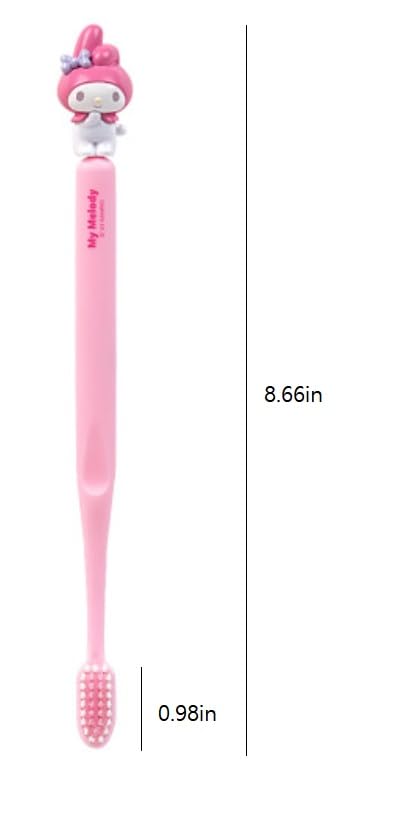 Generic 1 Count Cute Figure Toothbrush (Pink)