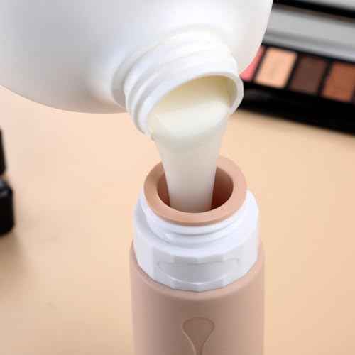 Gemice Travel Bottles for Toiletries, Tsa Approved Travel 3oz Size Containers with Clear Bag, BPA Free Leak Proof Travel Tubs Refillable Liquid Travel Accessories for Cometic Shampoo Lotion (4 Pack)