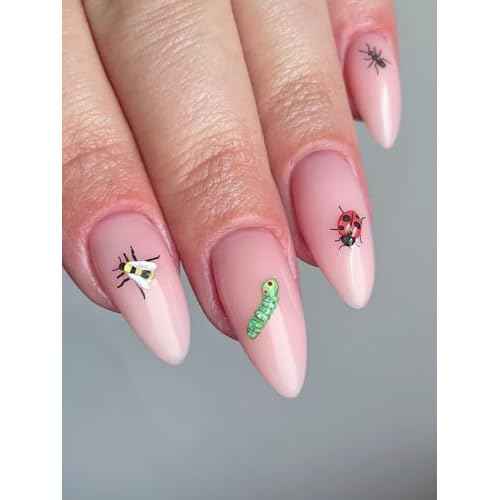 Deco Beauty Critters Nail Stickers - Lightweight & Easy-to-Apply Nail Art with Cute & Trendy Designs - Durable & Long-Lasting Nail Stickers for Women, Ideal for DIY Manicures