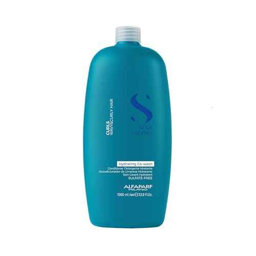 Alfaparf Milano Semi di Lino Hydrating Co-Wash - Foam-Free Conditioner for Curly Hair - Increases Hair Shine, Manages Frizz Control & Prolongs Cosmetic Color - Vegan & Sulfate Free
