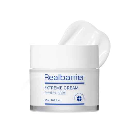 Real Barrier | Extreme Cream Light | Lightweight Daily Soft Face Moisturizer | Facial Moisturizing Cream with Hyaluronic Acid & Ceramides | Sensitive Skin Barrier Korean Skin Care | 1.69 fl oz (50ml)