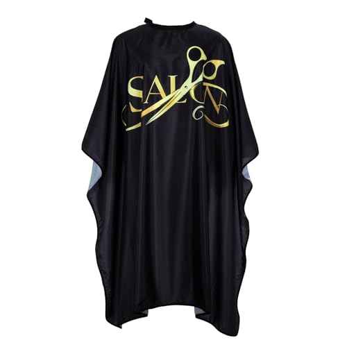 Hair Cutting Cape Barber Cape 63"¡¿55" Professional Barber Capes Water Resistant Hair Cape with Adjustable Neck Size (5 Pack)