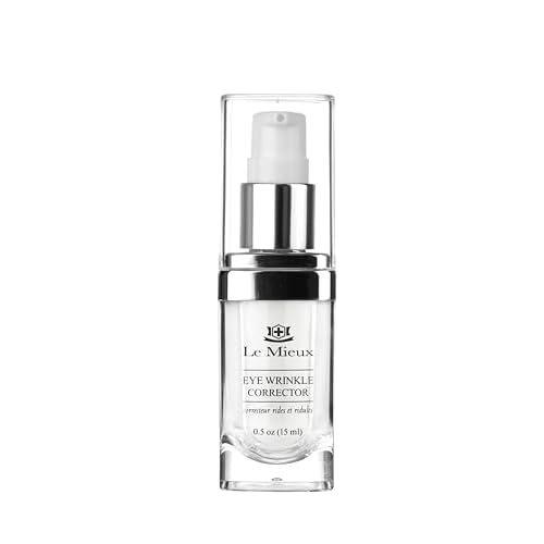 Le Mieux Eye Wrinkle Corrector Cream - Hyaluronic Acid Moisturizer for Eyes with 7 Potent Peptides & Amino Acids, Under Eye Corrector Cream (0.5 oz / 15 ml)