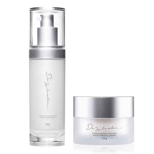 Dazzelslim Moisturizer Face Cream & Facial Serum Set, with Niacinamide, Sea Buckthorn Oil, & Pro-Xylane, Anti Wrinkle Cream, Deeply Hydrates & Smooths Fine Lines, Fragrance-Free, Made in Taiwan