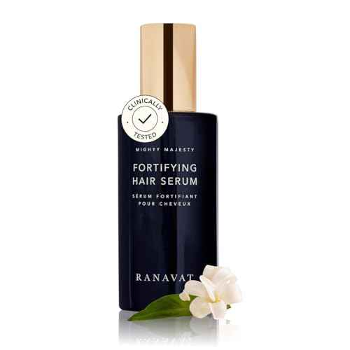 RANAVAT Mighty Majesty - Fortifying Hair Serum - Hair Oil Serum for Scalp Hydration, Frizz Control, & Hair Shine - With Jasmine and Amla Extract (1.7 oz)