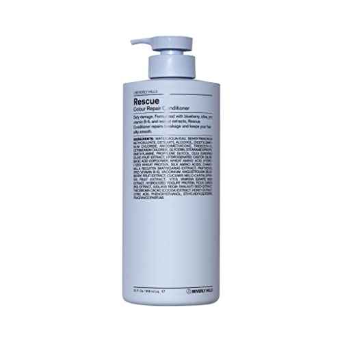 J Beverly Hills Blue Rescue Colour Repair Conditioner with Omega 3 Oil for Damaged Hair, (3 Oz, 12 Oz, 32 Oz)