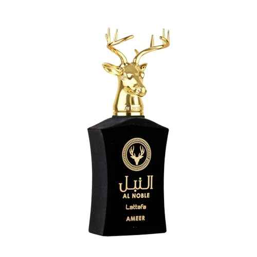 Lattafa Al Noble Ameer Eau De Parfum Spray for Unisex, 3.4 Ounce