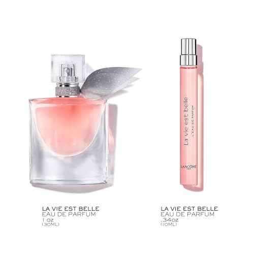 Lanc?me La Vie Est Belle Holiday Gift Set - Full-Size Refillable La vie est belle Eau De Parfum Spray 1.0 fl. Oz, Purse Spray 0.34 fl. oz.- Limited Edition Gift Set for Women