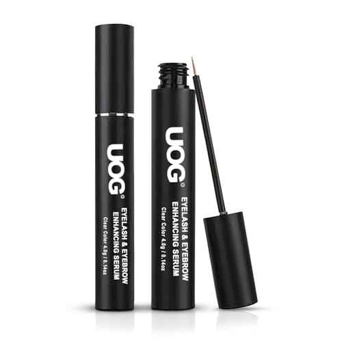 UOG (United One) Eyelash Enhancing Serum Complex. Advanced Eyelash Conditioner. Allergy Free. Longer, Stronger. Thicker & more Defined-looking lashes. Any Skin Types, 6-month Supply (4mL)