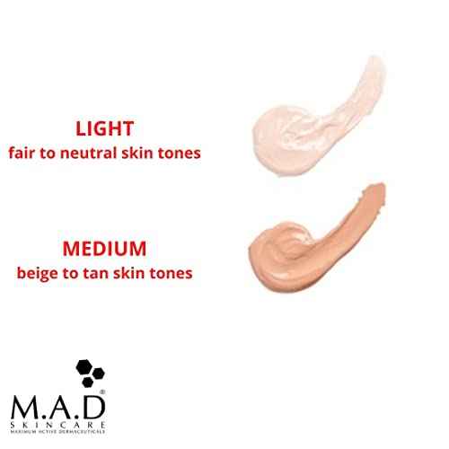 M.A.D SKINCARE SOLAR PROTECTION: Photo Guard SPF 50 Self-Adjusting Foundation Serum: Medium - 30g