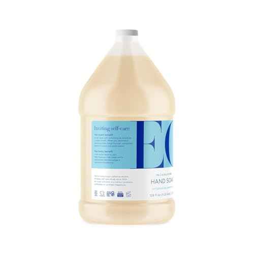 EO Liquid Hand Soap Refill, 128 Ounce, Unscented, Organic Plant-Based Gentle Cleanser with Organic Botanical Extracts and Vitamin E