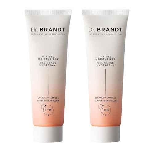 Dr. Brandt iD-STRESS Icy Gel Moisturizer - Revitalize Dull-Looking Skin for a Flawless, Dewy Complexion - 1.7 fl oz, Pack of 2