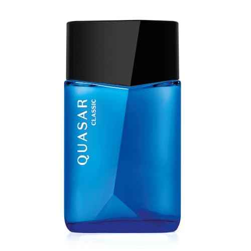 O BOTICARIO Quasar Classic Eau de Toilette, Long Lasting Fragrance Cologne for Men, Citrus, Cardomom & Neroli, 3.4 Ounce