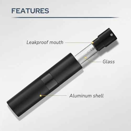 Perfume Atomizer Travel Bottle Refillable: Cologne Sprayer Portable for Men - Mini Spray Empty for Refill - 8ml Small Size Blue
